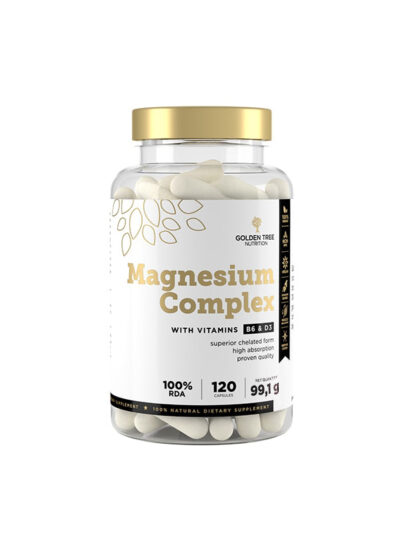Horčík Magnesium Complex s vitamínom B6 a D3 - kapsule