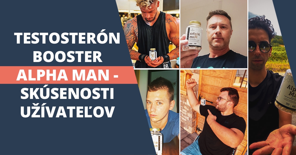 Testosterón booster Alpha Man – recenzie užívateľov